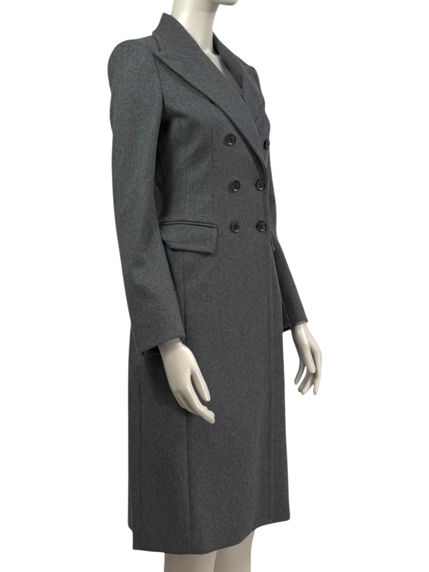 Gucci Frida Giannini Prefall 2013 grey coat