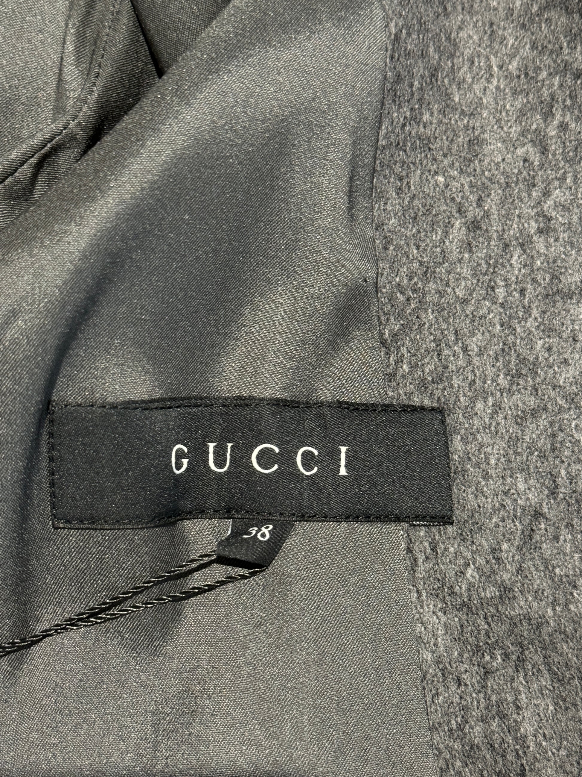 Gucci Frida Giannini Prefall 2013 grey coat