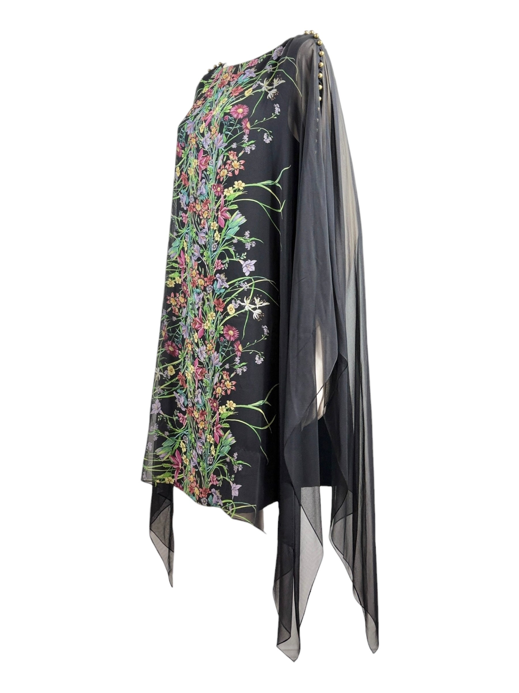 Gucci Frida Giannini Resort 2013 Look 3 Floral crepe printed dress