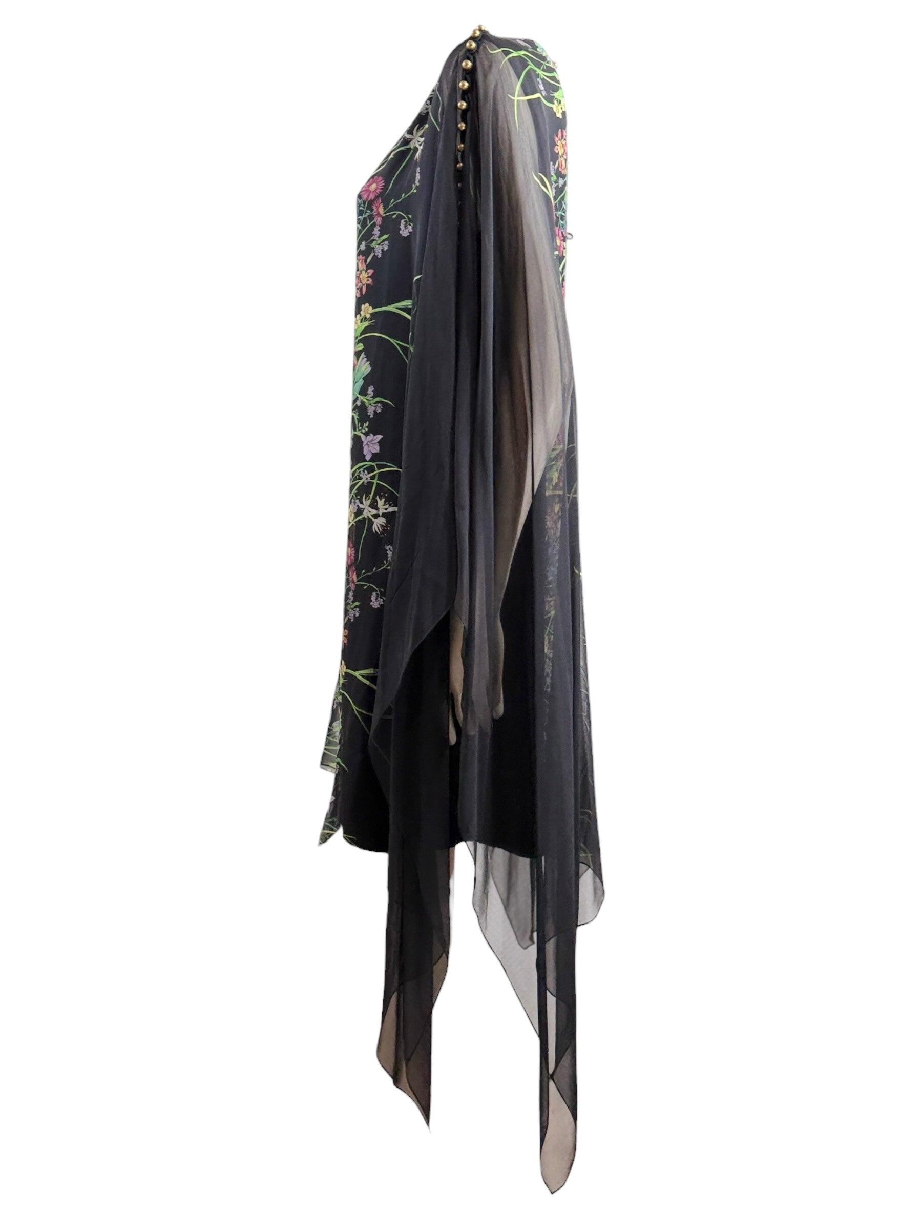 Gucci Frida Giannini Resort 2013 Look 3 Floral crepe printed dress