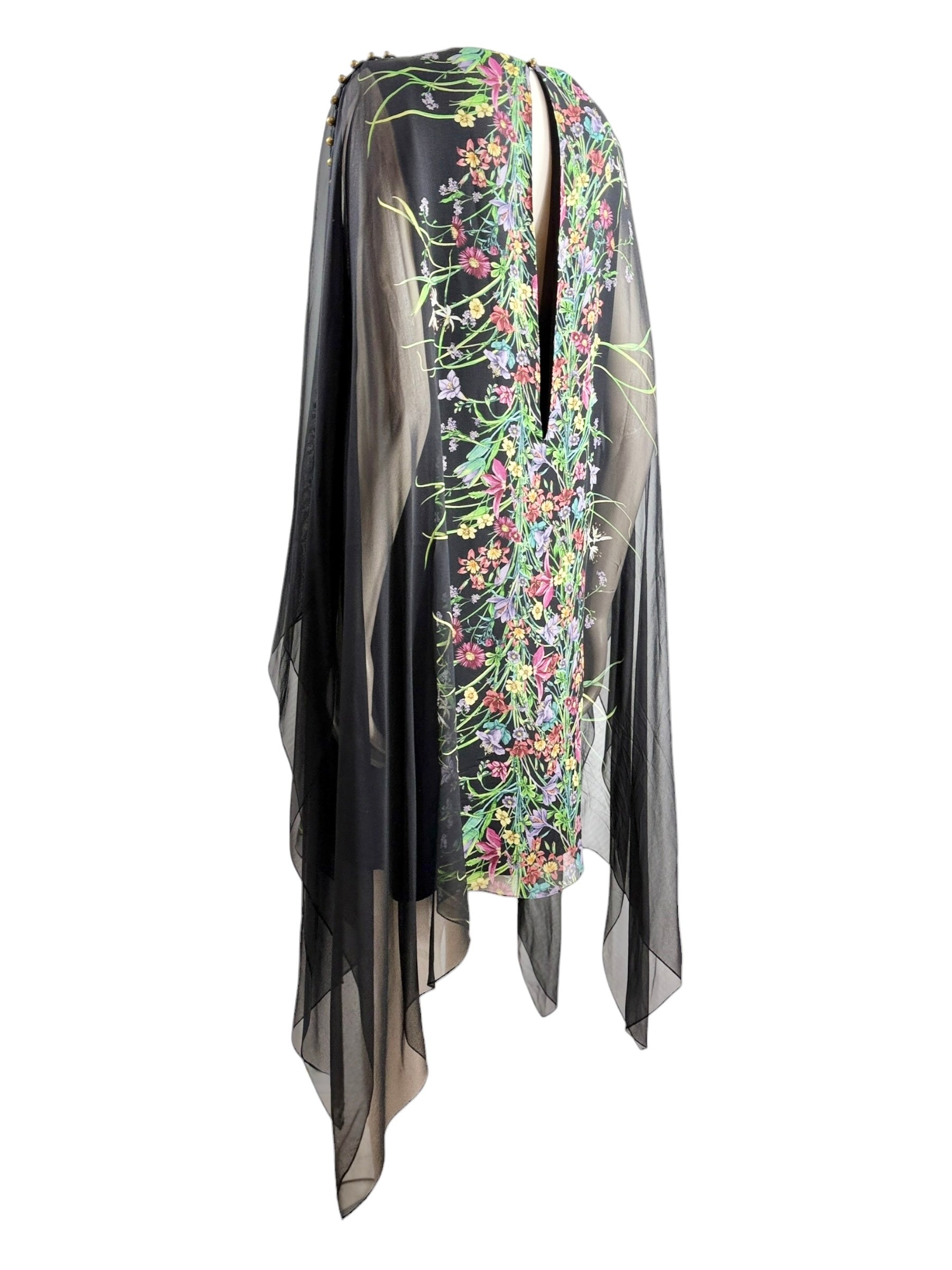Gucci Frida Giannini Resort 2013 Look 3 Floral crepe printed dress