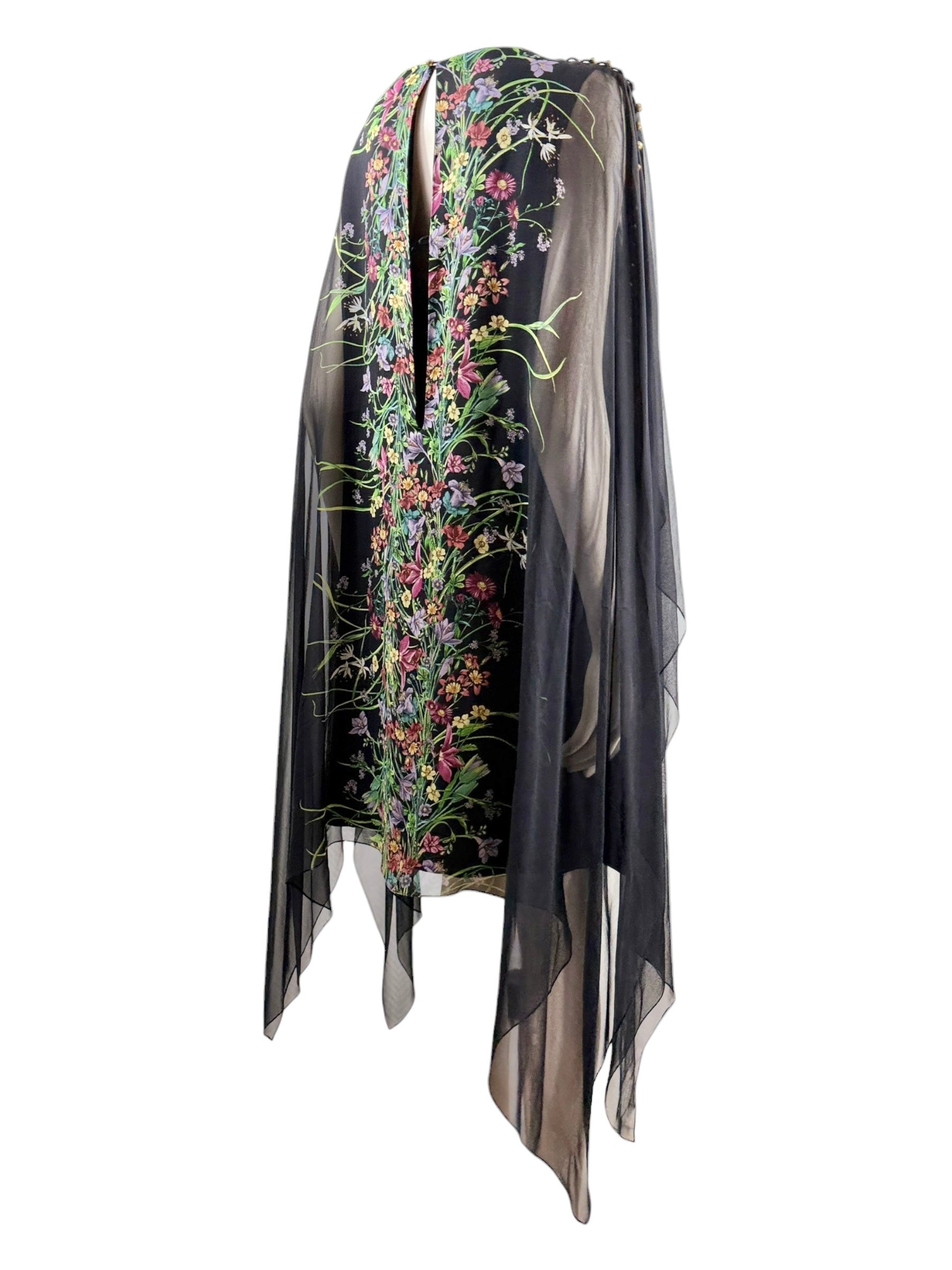 Gucci Frida Giannini Resort 2013 Look 3 Floral crepe printed dress