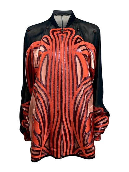 Gucci Frida Giannini Spring 2014 Look 5 crepe bombers