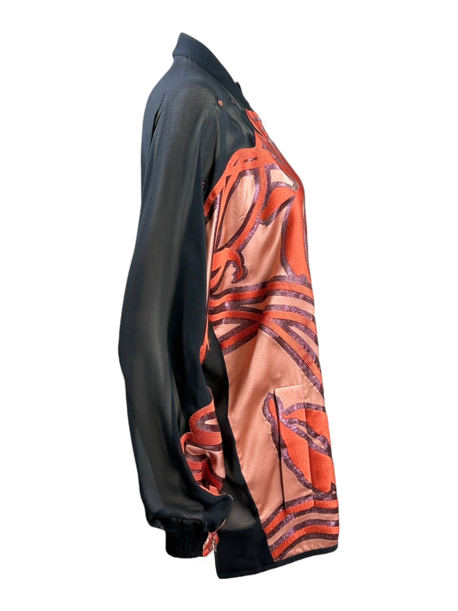 Gucci Frida Giannini Spring 2014 Look 5 crepe bombers