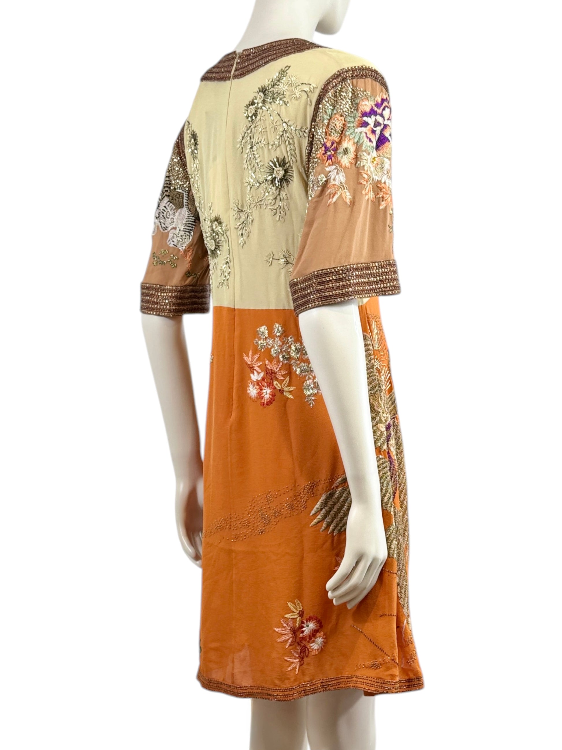 Gucci Frida Giannini Spring 2015 Look 43 Japanese crepe silk dress