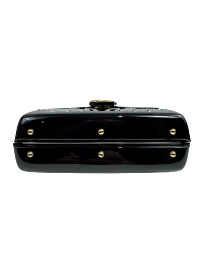 Gucci Marmont clutch resin and rhinestones