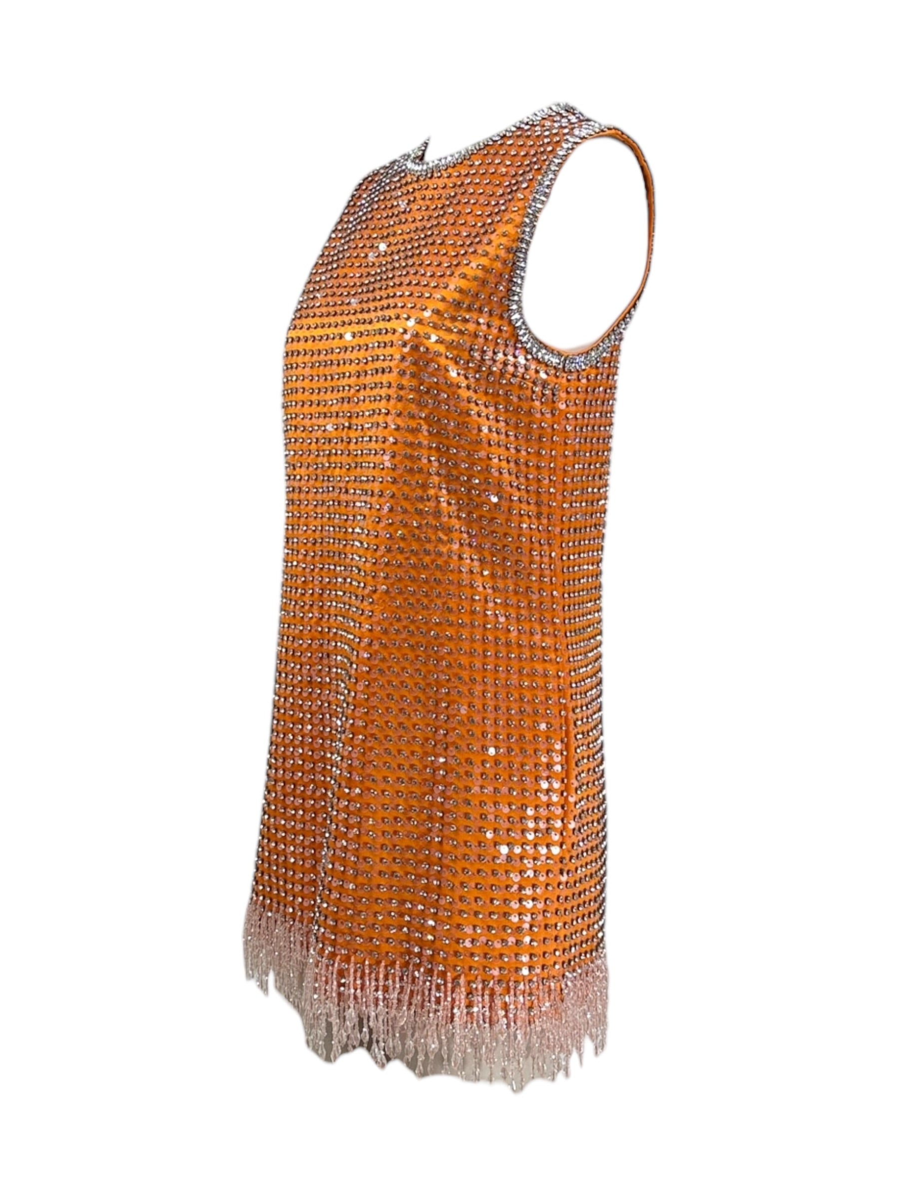 Gucci Sabato de Sarno Spring 2024 crystal silk dress 
