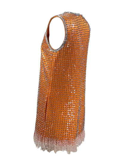 Gucci Sabato de Sarno Spring 2024 crystal silk dress 