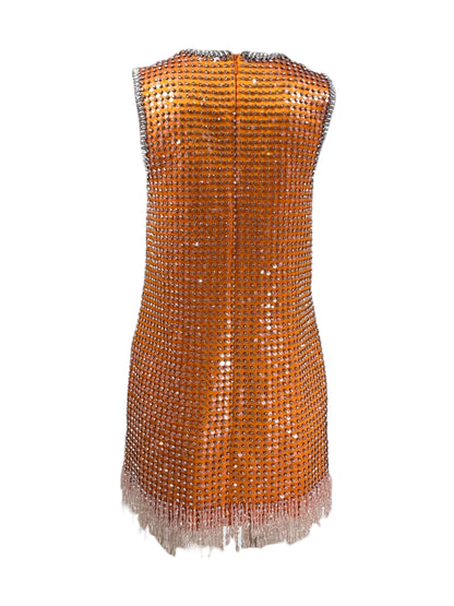 Gucci Sabato de Sarno Spring 2024 crystal silk dress 
