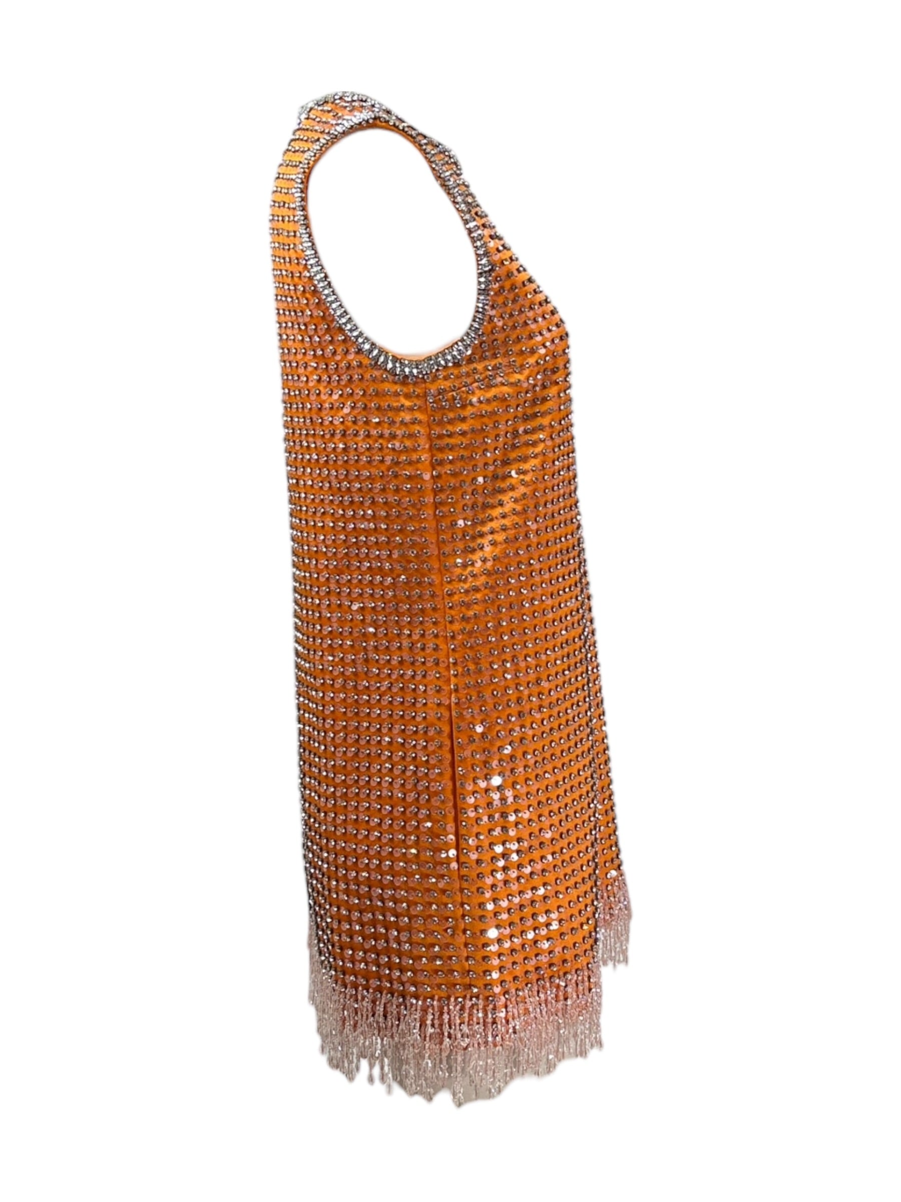 Gucci Sabato de Sarno Spring 2024 crystal silk dress 