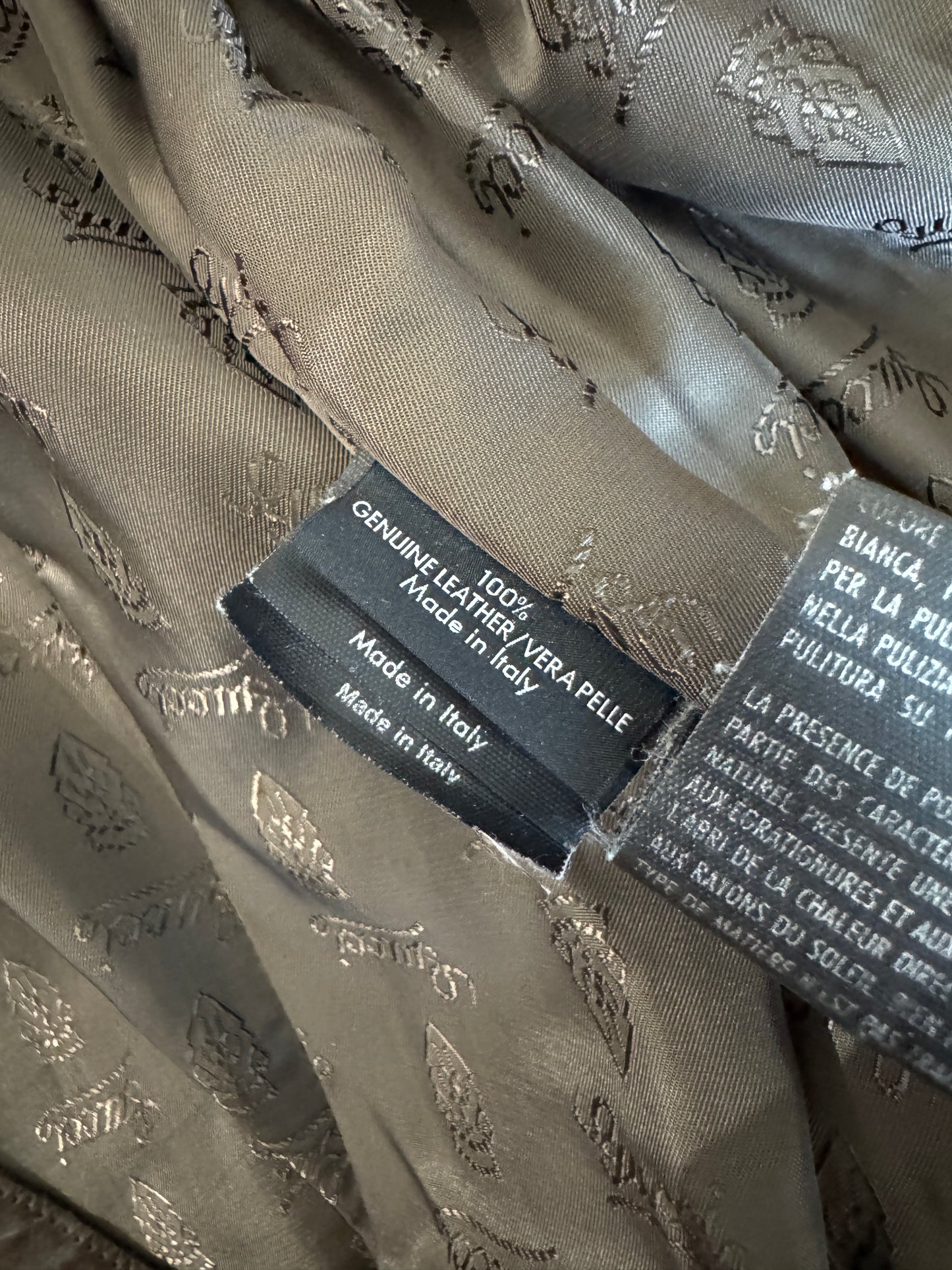 Gucci Snakeskin Taupe trench coat