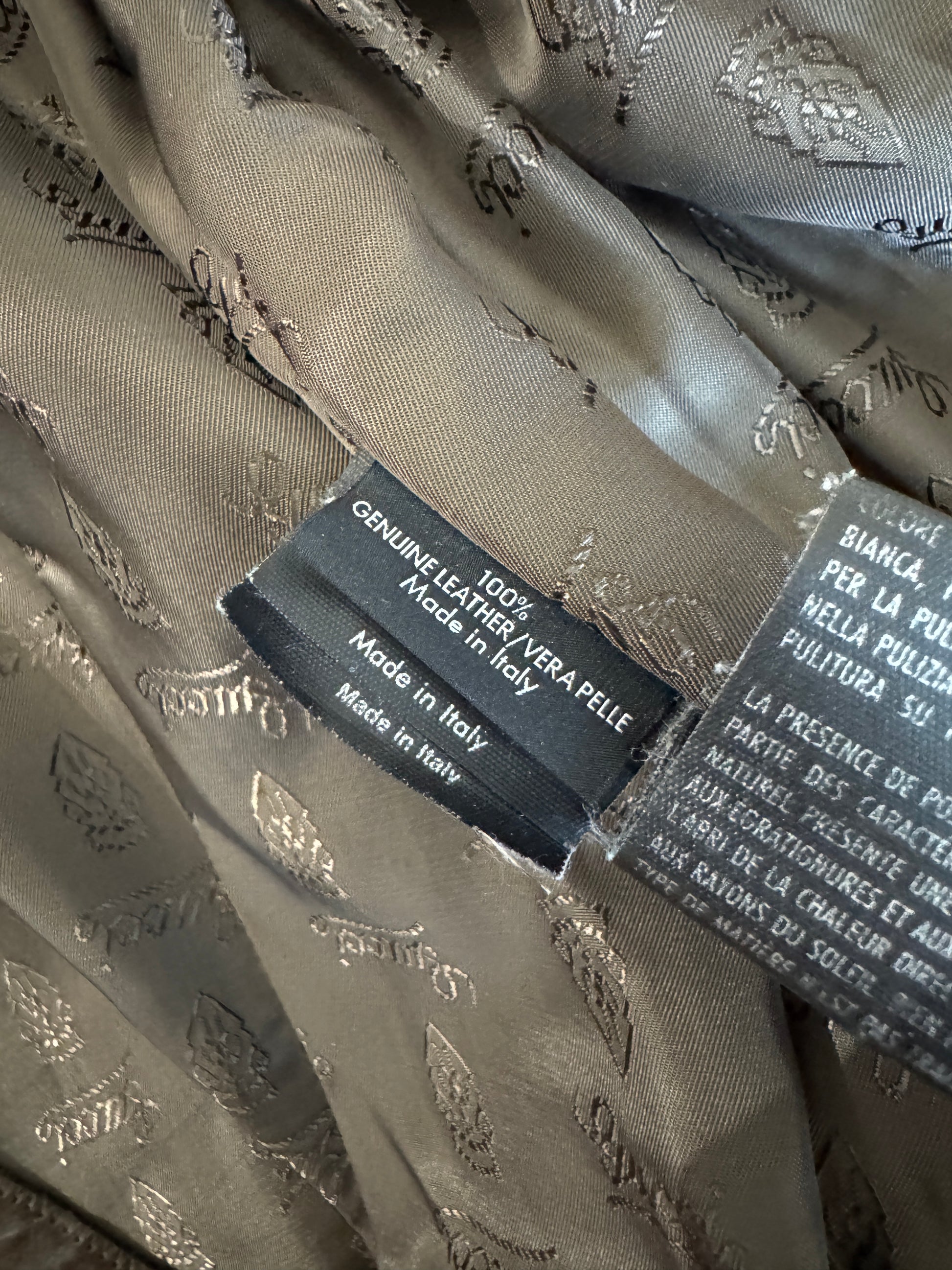 Gucci Snakeskin Taupe trench coat