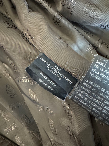 Gucci Snakeskin Taupe trench coat