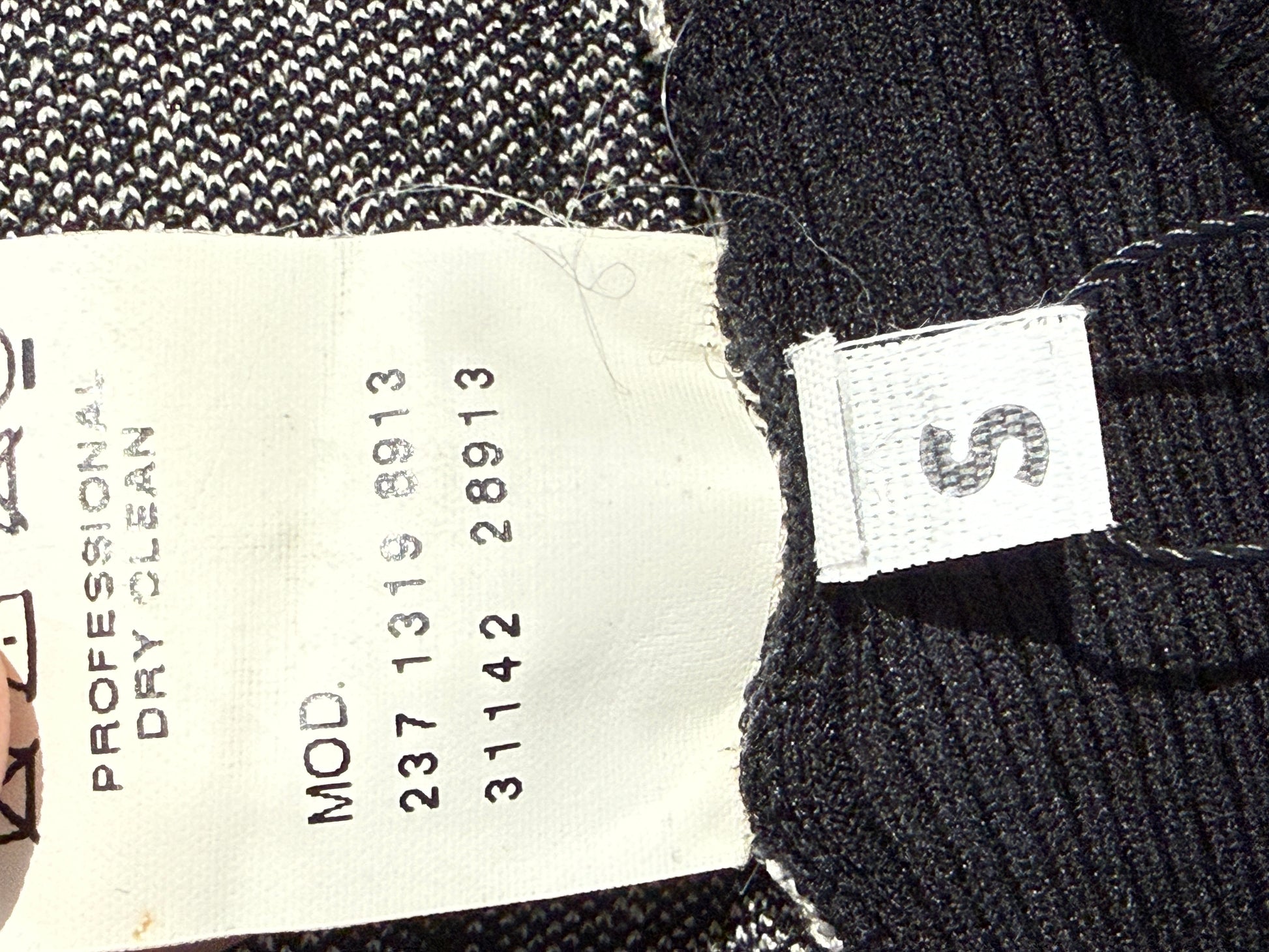 Gucci Tom Ford Fall 2000 GG knit black top