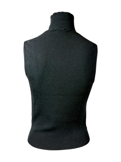 Gucci Tom Ford Fall 2000 GG knit black top