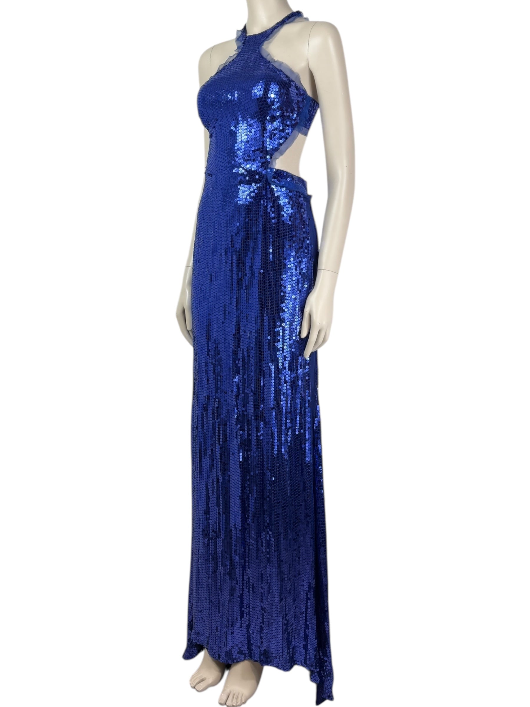 Gucci Tom Ford Fall 2004 Blue dress