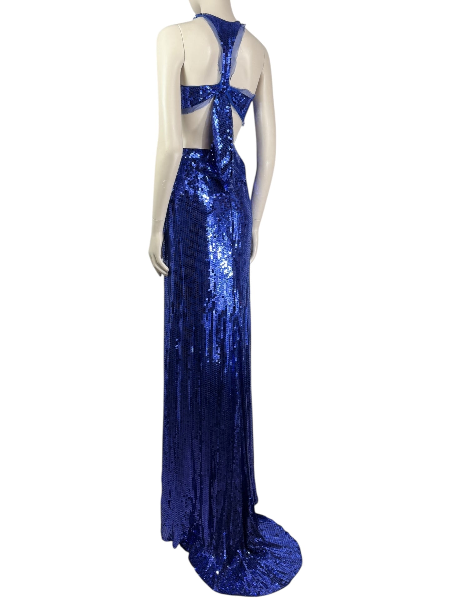 Gucci Tom Ford Fall 2004 Blue dress