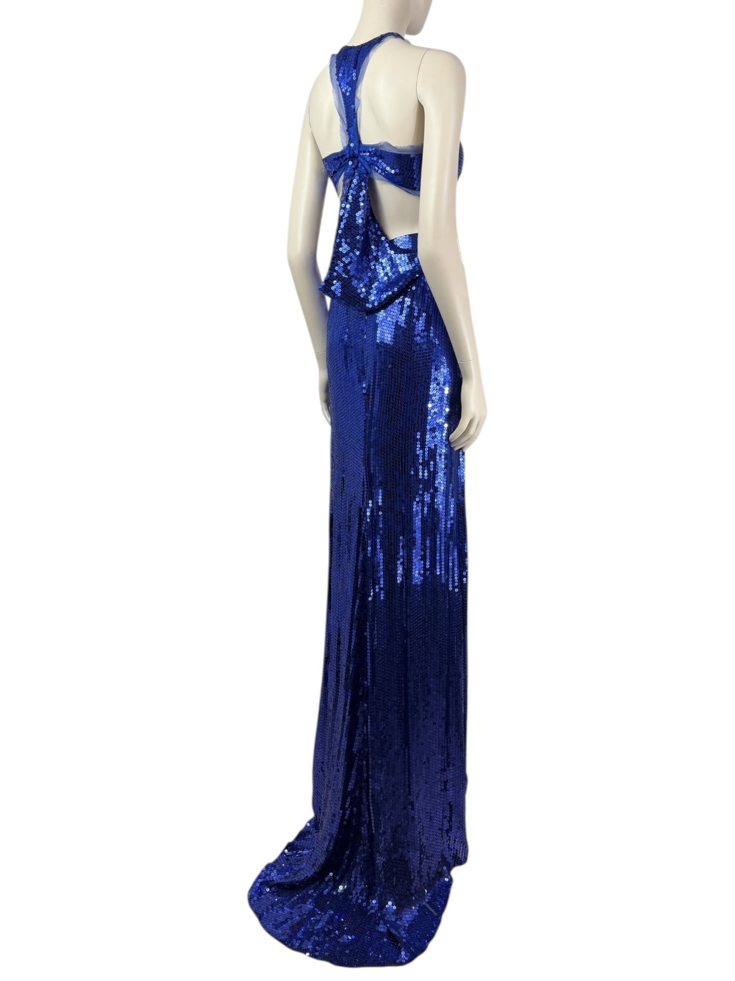 Gucci Tom Ford Fall 2004 Blue dress