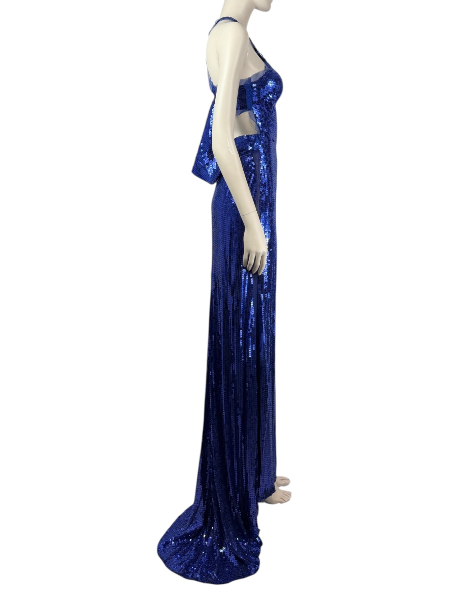 Gucci Tom Ford Fall 2004 Blue dress