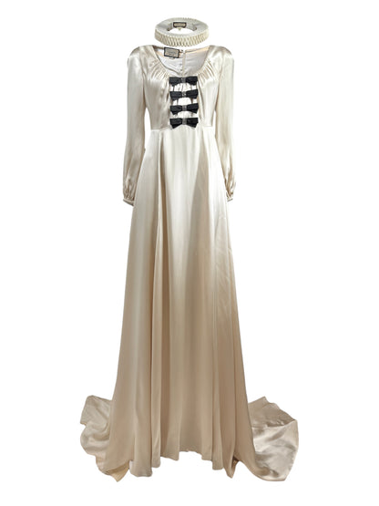 Gucci Unicum Alessandro Michele maxi collar dress