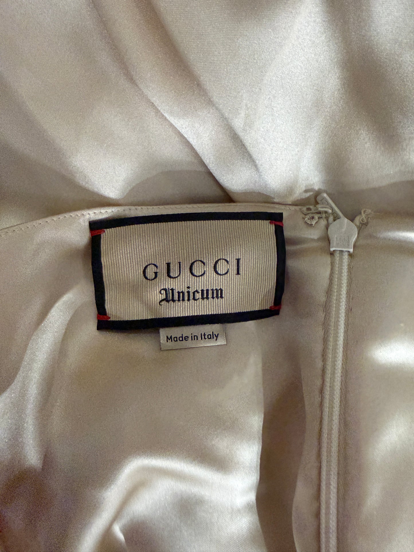 Gucci Unicum Alessandro Michele maxi collar dress