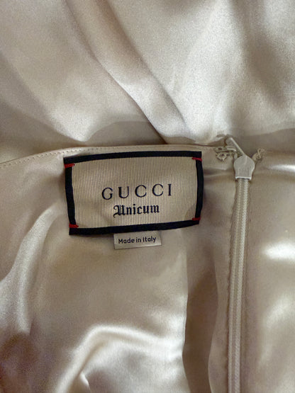 Gucci Unicum Alessandro Michele maxi collar dress