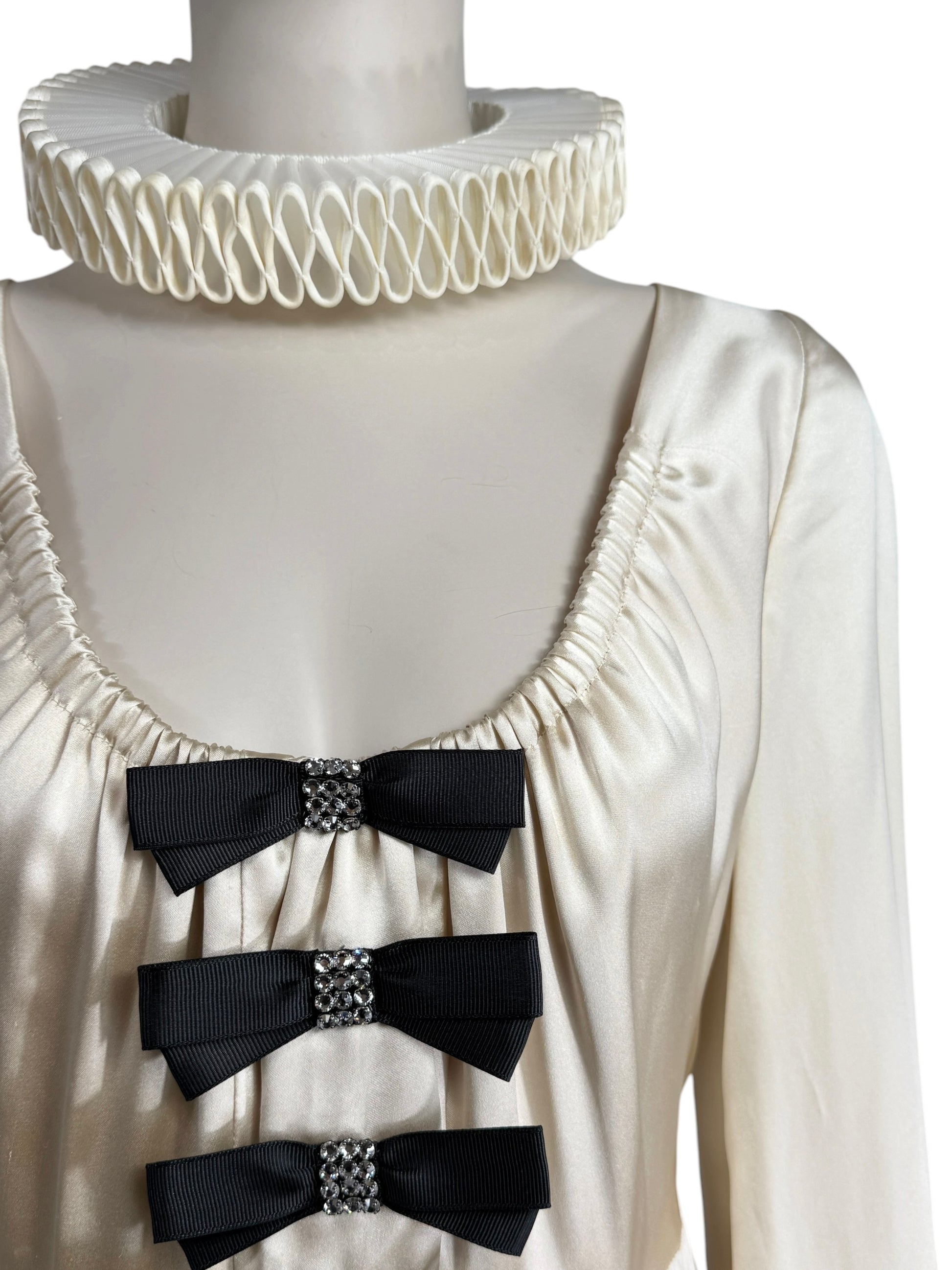 Gucci Unicum Alessandro Michele maxi collar dress