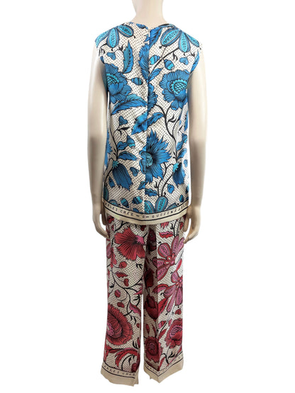 Gucci X Alessandro Michele
Resort 2019 Collection  Antoinette Poisson printed silk suit
