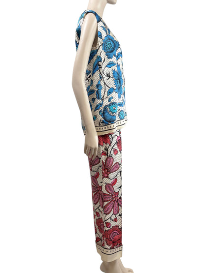 Gucci X Alessandro Michele
Resort 2019 Collection  Antoinette Poisson printed silk suit
