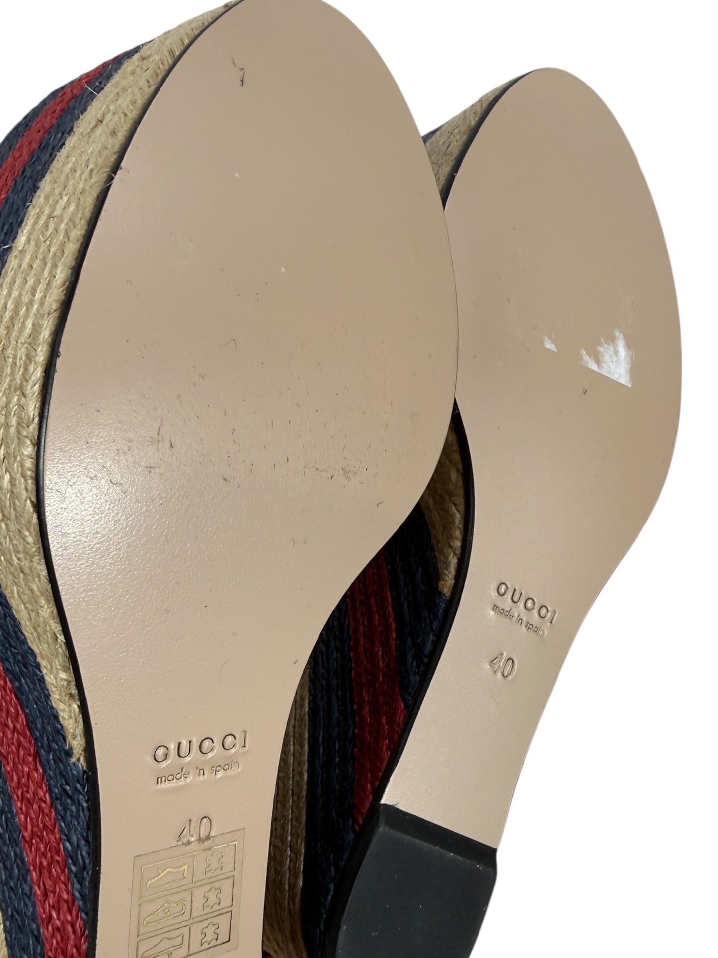 Gucci rope web platform