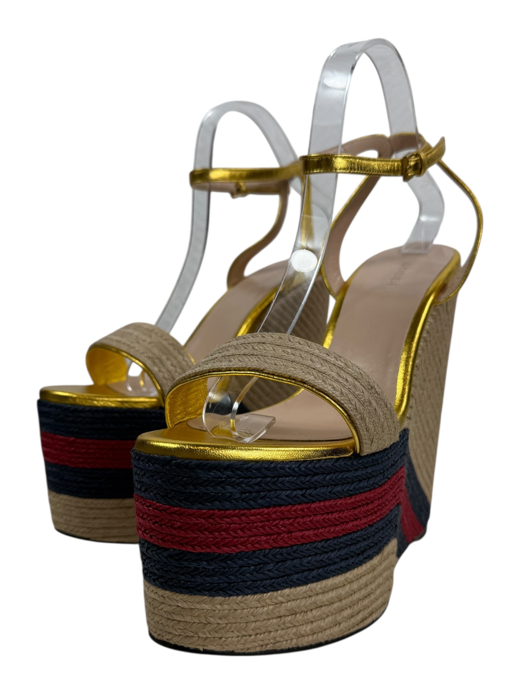 Gucci rope web platform