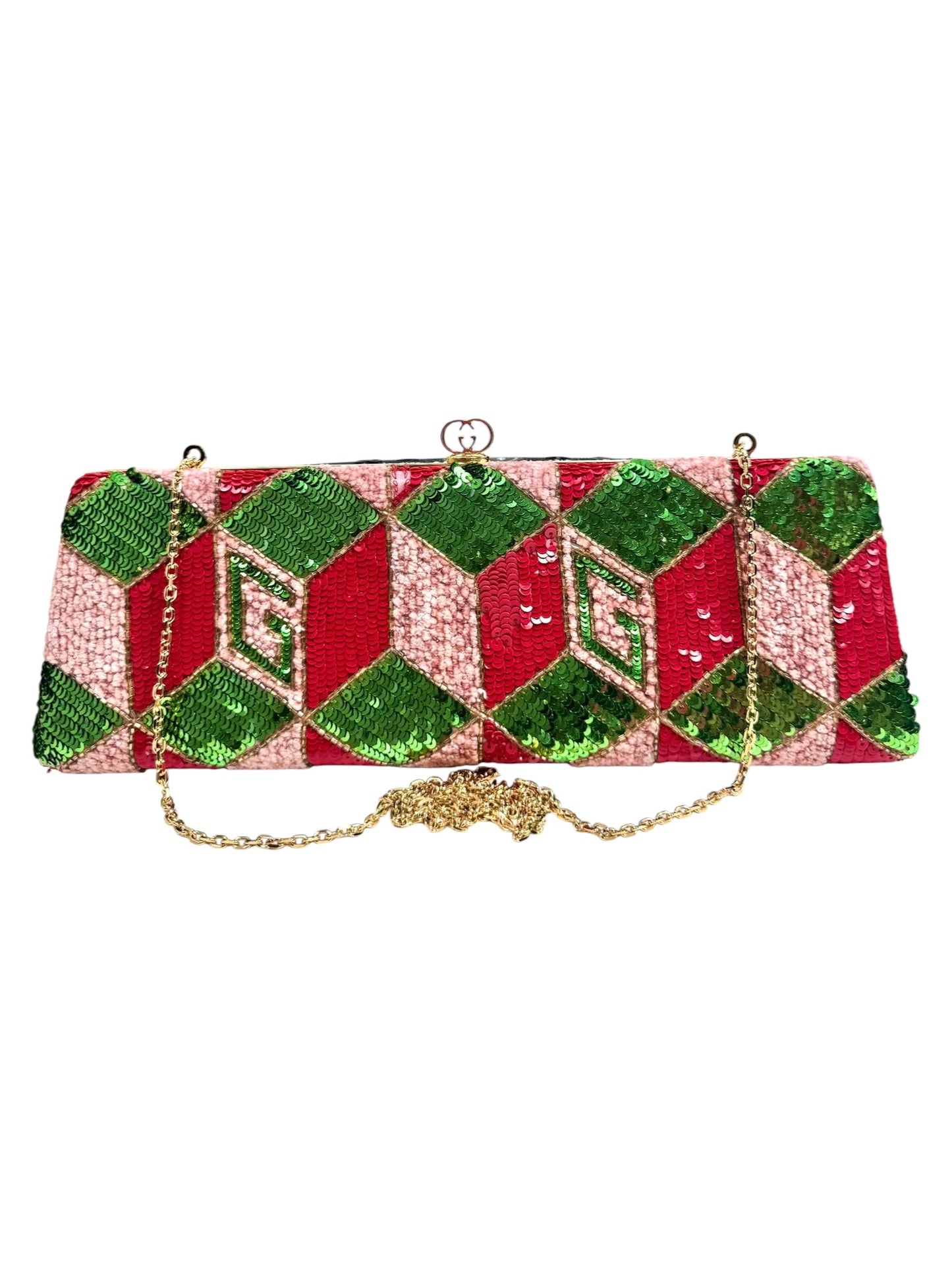 Gucci sequined minaudiere