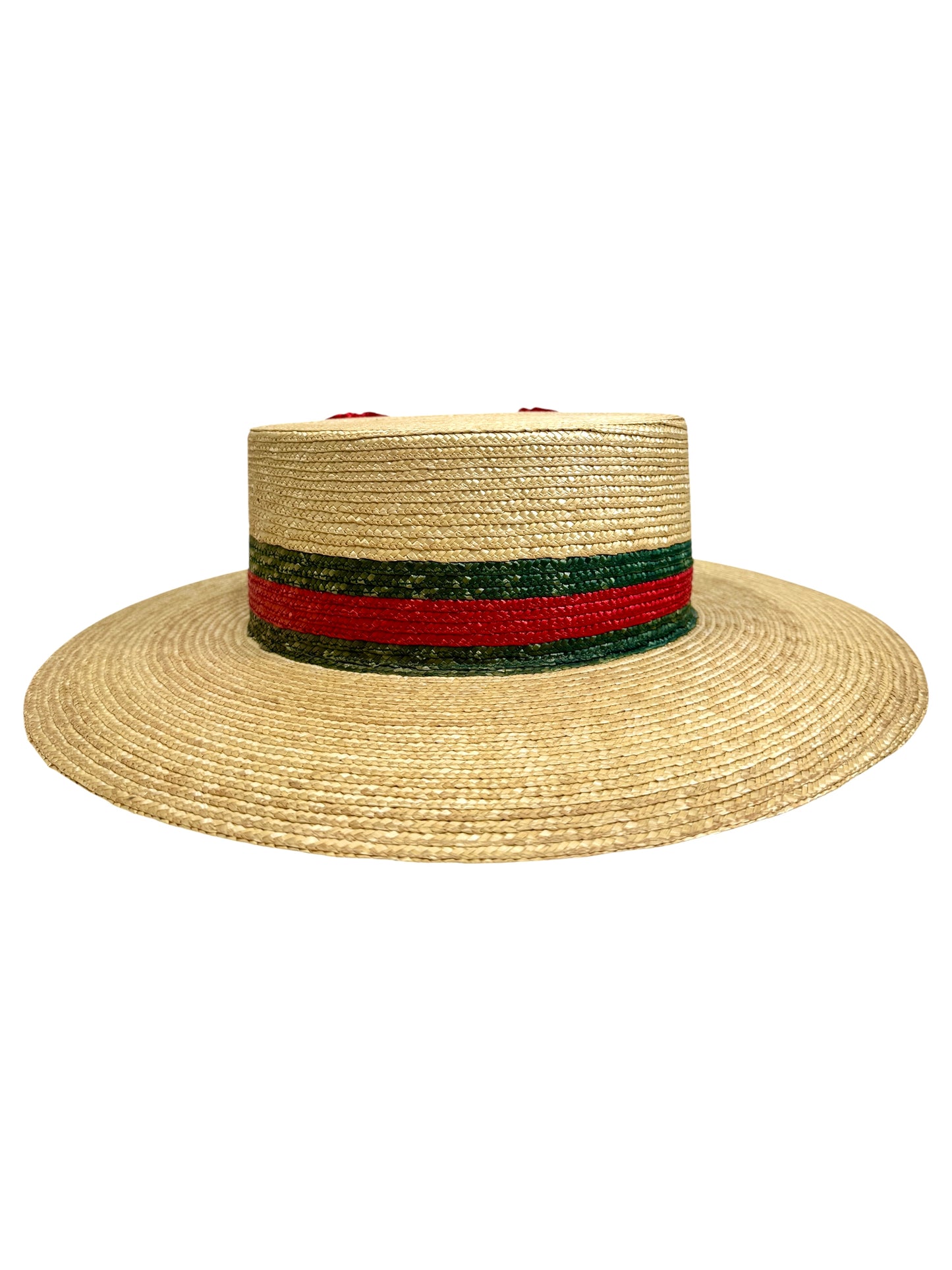 Gucci straw hat pompom