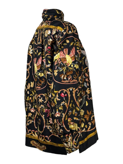 Hermès - Silk twill shirt printed with "Stones of the East and West"4