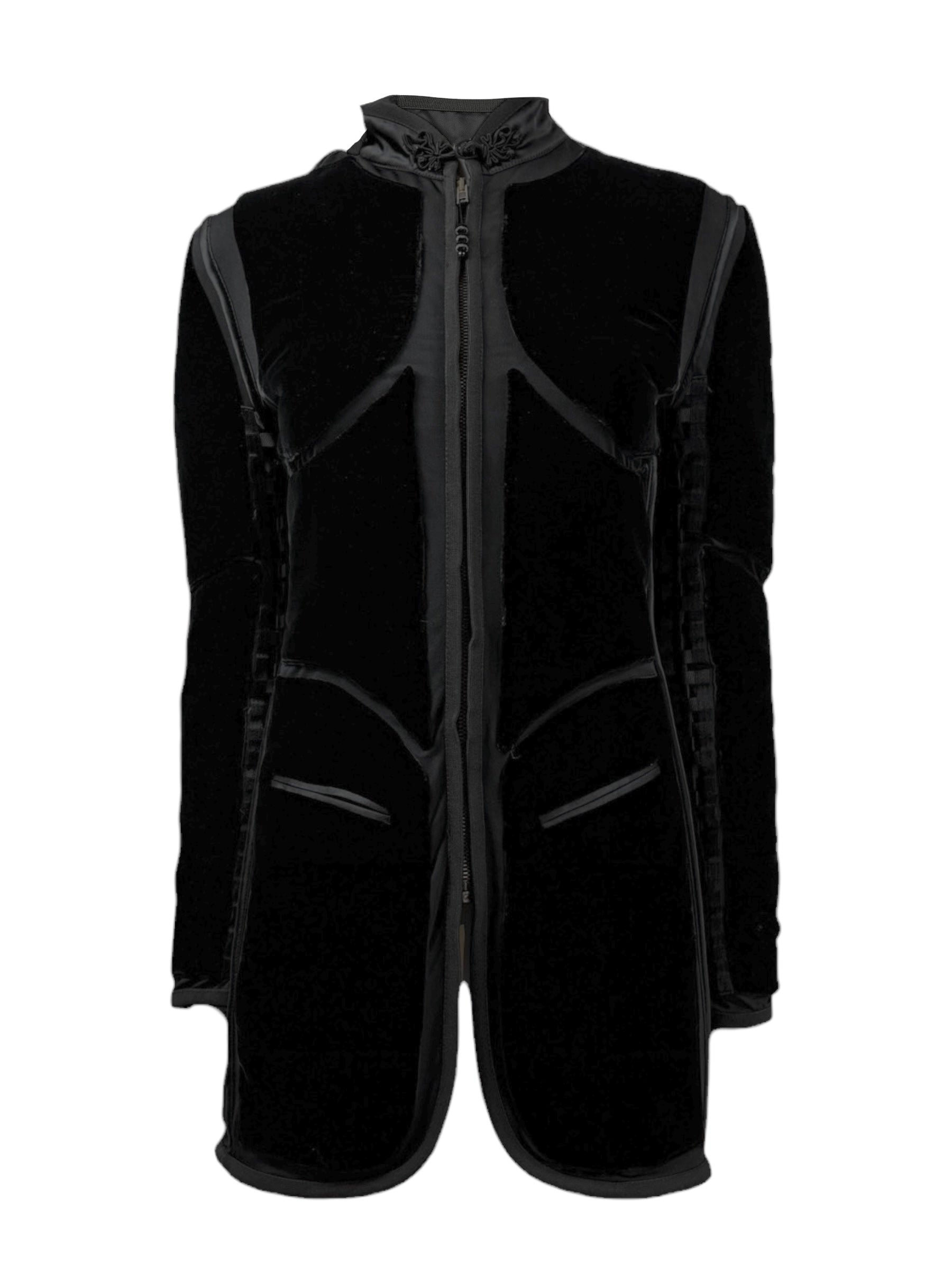 Jean Paul Gaultier Fall 1996 black corset velvet jacket