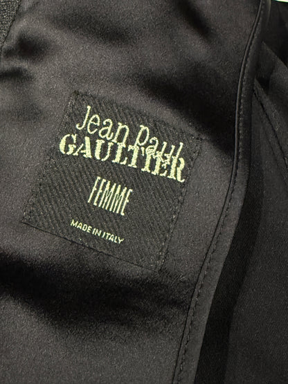 Jean Paul Gaultier Fall 1996 black corset velvet jacket