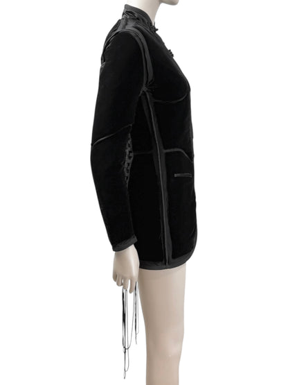 Jean Paul Gaultier Fall 1996 black corset velvet jacket