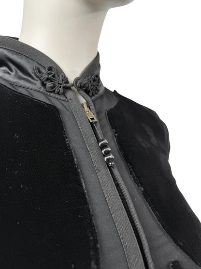 Jean Paul Gaultier Fall 1996 black corset velvet jacket