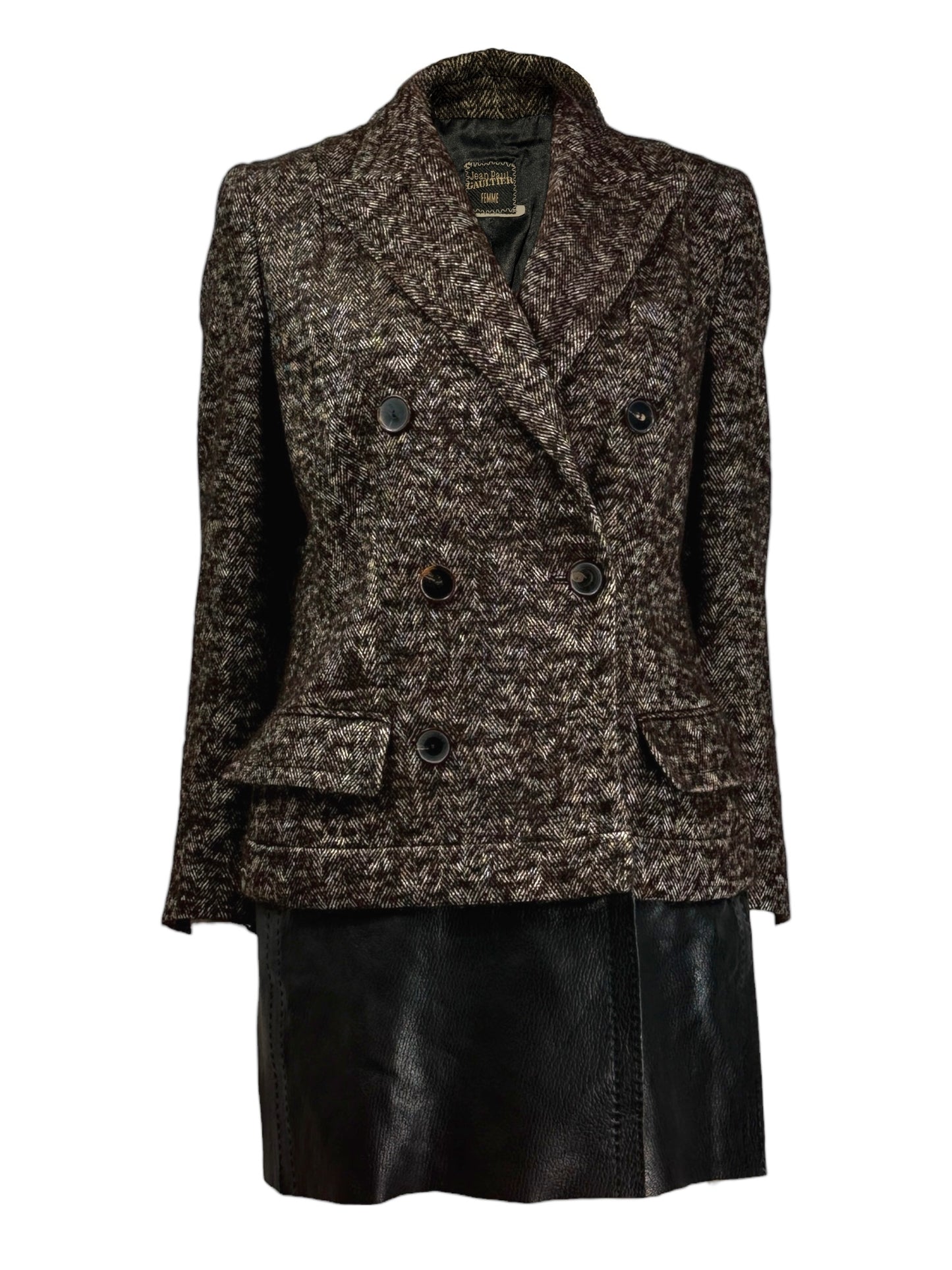Jean Paul Gaultier Fall 2011 Tweed coat