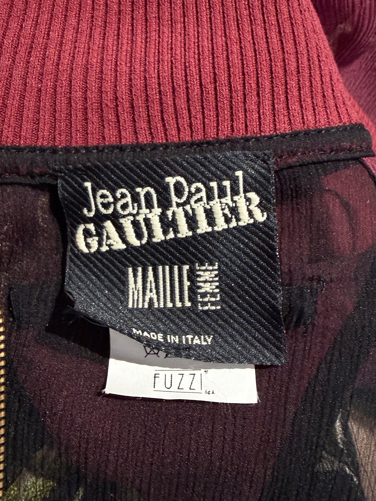 Jean Paul Gaultier Spring 2007 Retrospective crepe chiffon blouson