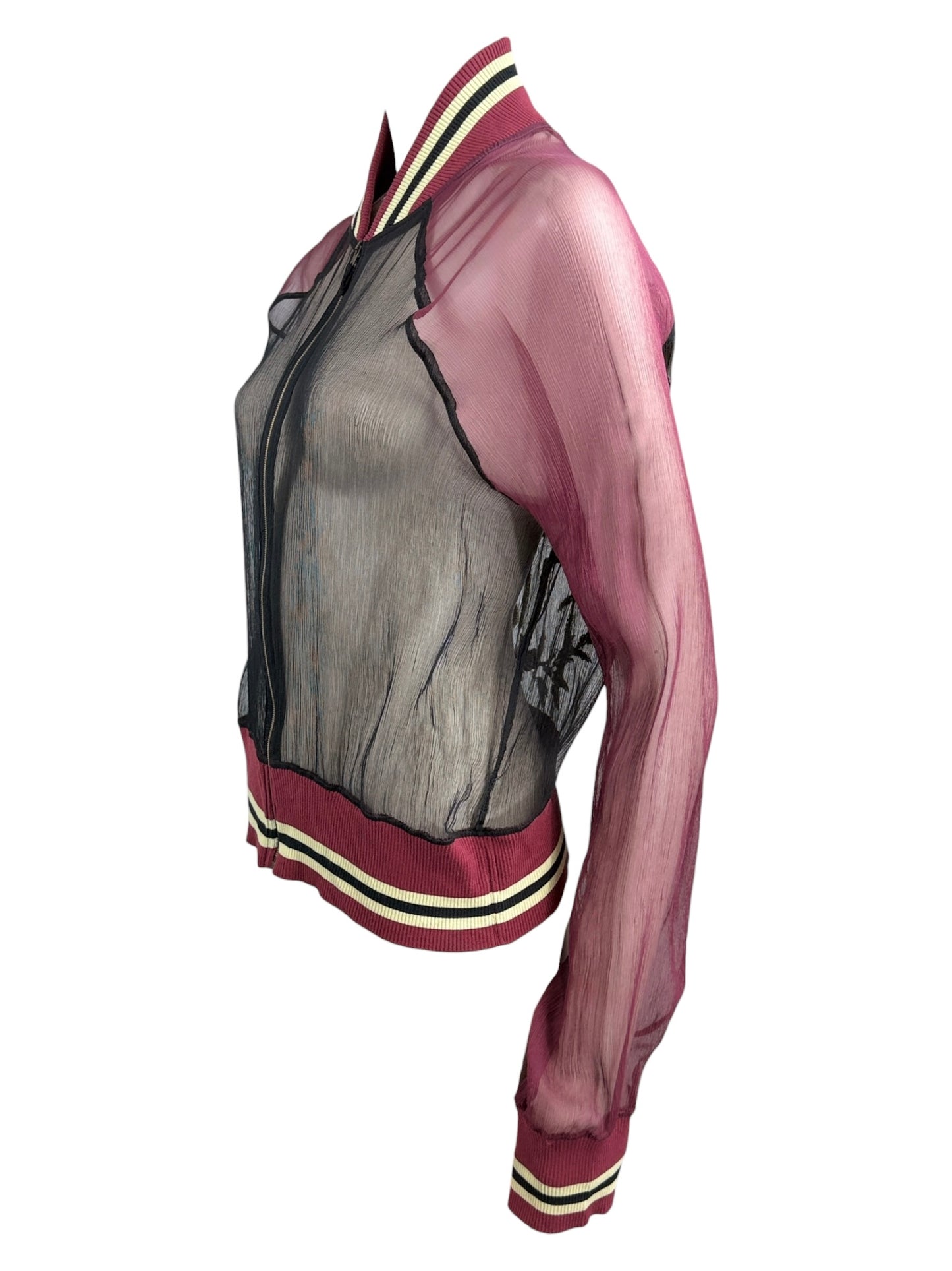 Jean Paul Gaultier Spring 2007 Retrospective crepe chiffon blouson