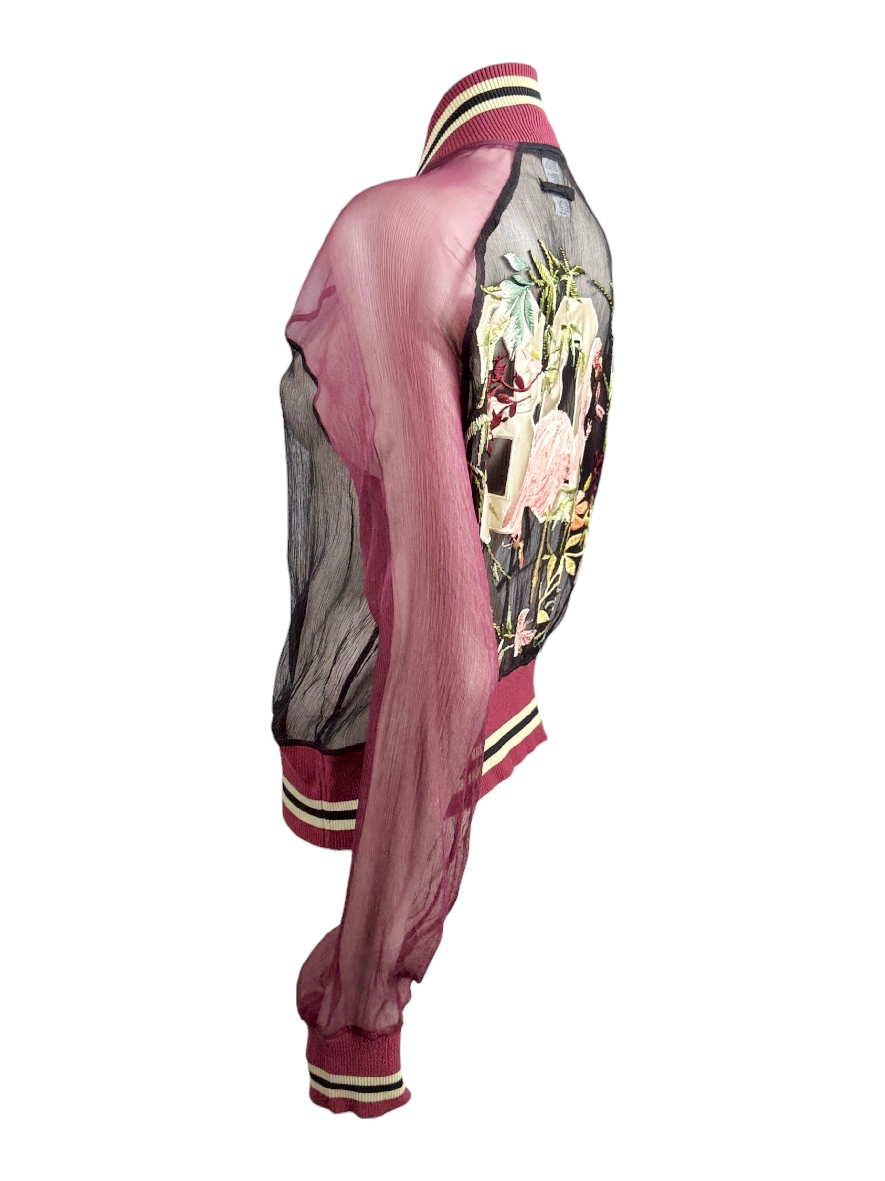 Jean Paul Gaultier Spring 2007 Retrospective crepe chiffon blouson