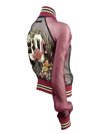 Jean Paul Gaultier Spring 2007 Retrospective crepe chiffon blouson