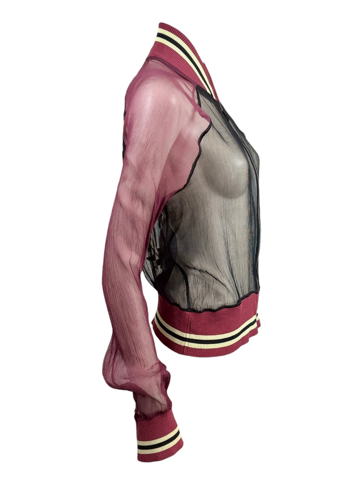 Jean Paul Gaultier Spring 2007 Retrospective crepe chiffon blouson