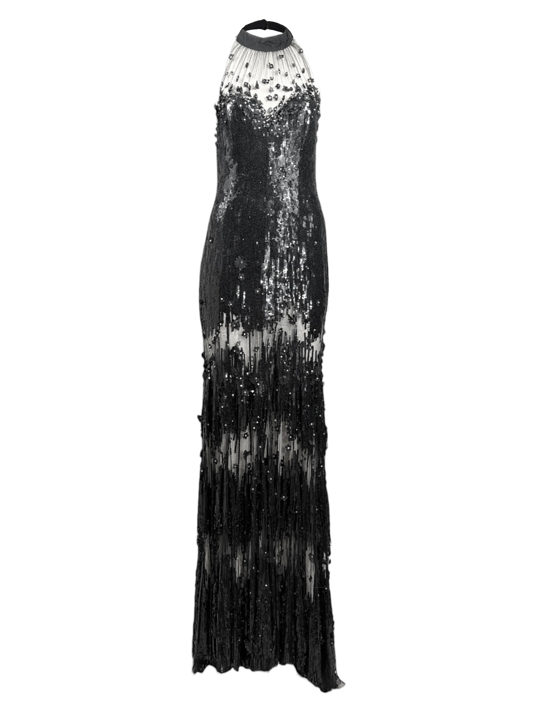 Jenny Packham Fall 2008 Long sequined dress