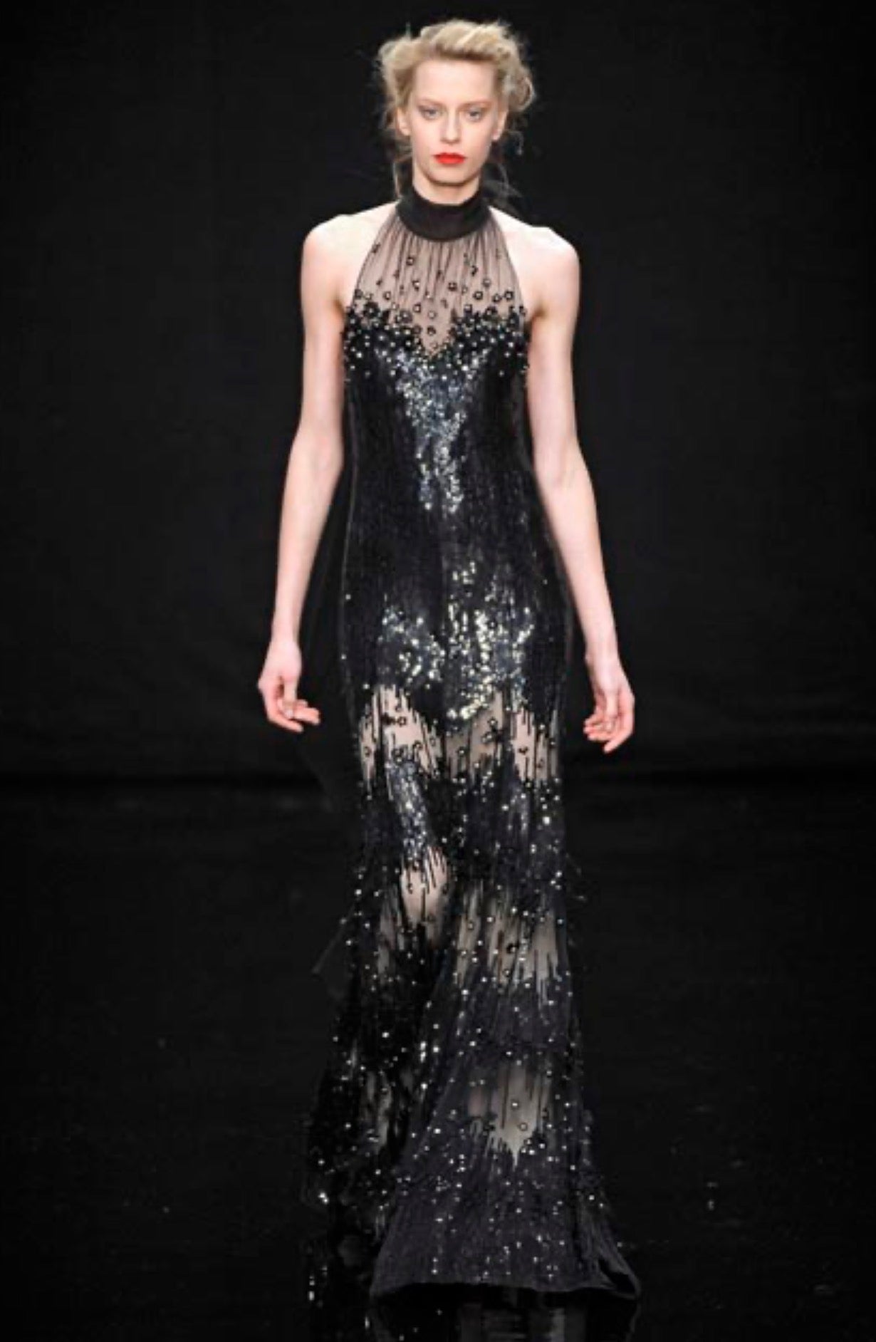 Jenny Packham Fall 2008 Long sequined dress