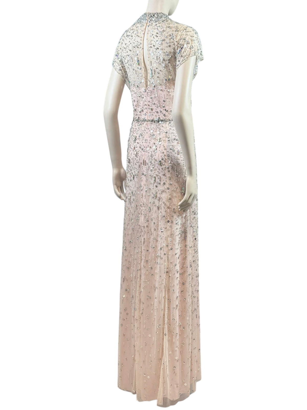 Jenny Packham Resort 2025 Maxi nude embroidered dress