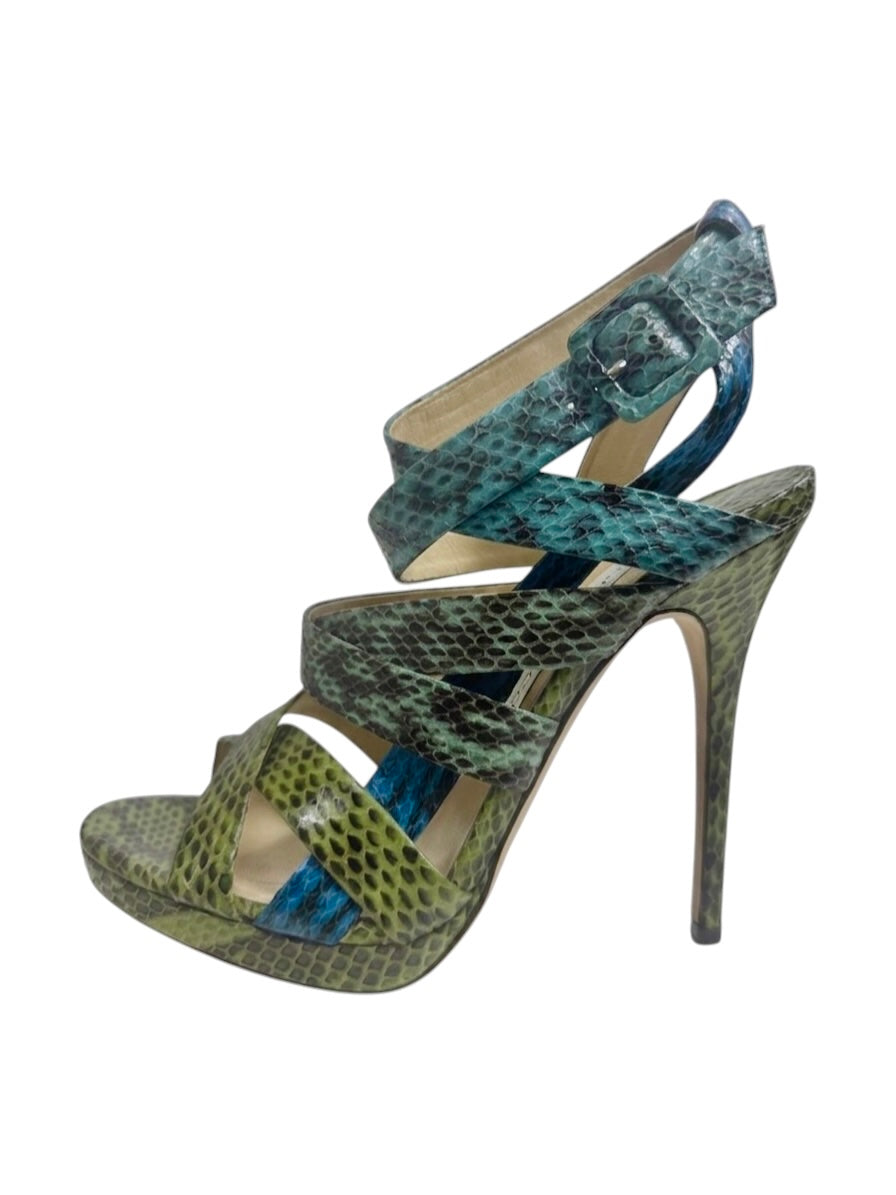 Jimmy Choo Dido snakeskin sandal