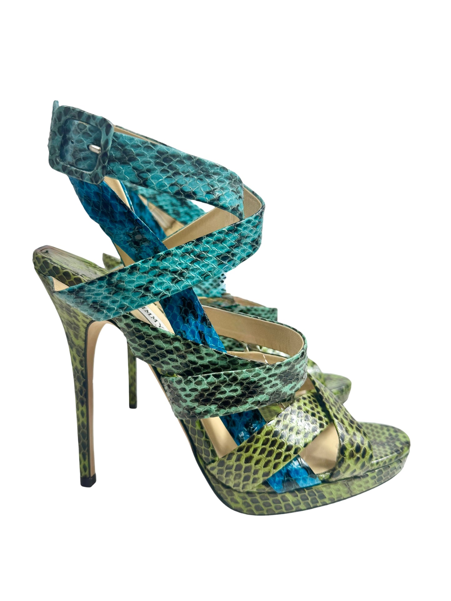 Jimmy Choo Dido snakeskin sandal