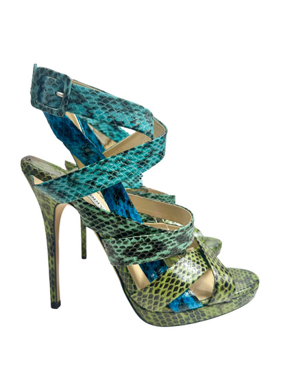 Jimmy Choo Dido snakeskin sandal
